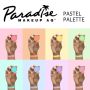 Palette de couleurs pastel Mehron Paradise AQ 8