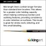 Kingart Golden Taklon Liner mi-long 10/0