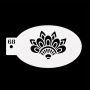 Pochoir fleur de lotus