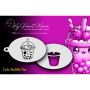 Pochoir de peinture pour le visage Bubble Tea mignon
