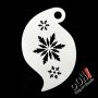 oOh Body Art Pochoir tempête flocon de neige R10