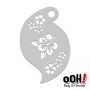 oOh Body Art Pochoir tempête flocon de neige R08