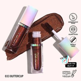 Moira Diamond Daze Liquid Shadow Buttercup 033 liquid glitter eyeshadow for sparkling eye looks