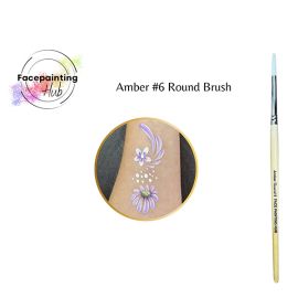 Facepainting Hub Amber Brush No. 6 Round