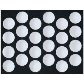 Inlay for Make-up Case Superstar for 24 pieces of 16 gram Superstar make-up.