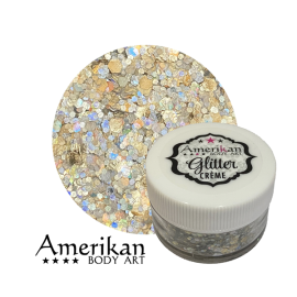 Amerikan Body Art Glitter Creme 15gr Asteroid  glitter creme for face and body