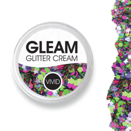 Vivid Gleam Chunky Glitter Cream- Lotus Blossom