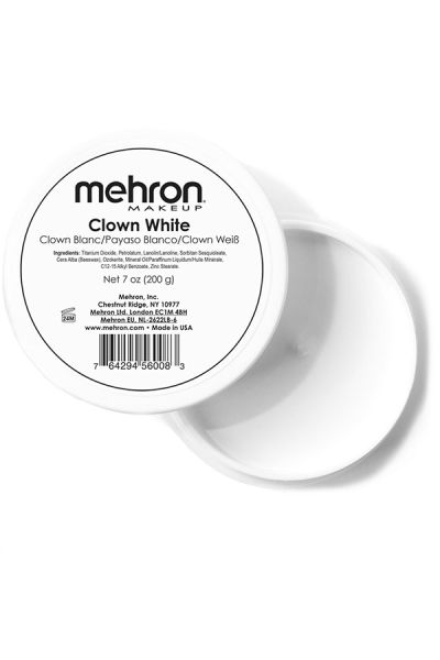 Mehron Clown Blanc 200gr