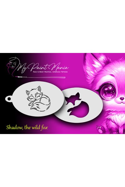 Peinture faciale Pochoir Ombre Le Renard Sauvage