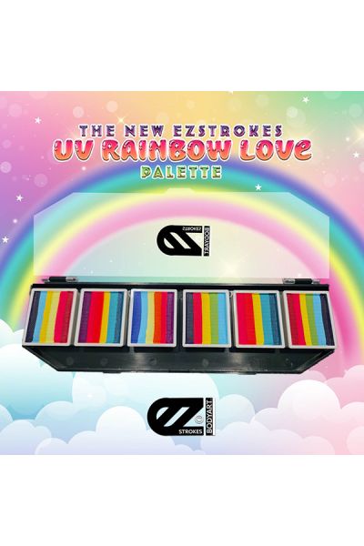 Suzy Amaro's Ez Stroke Uv Glow Love Palette