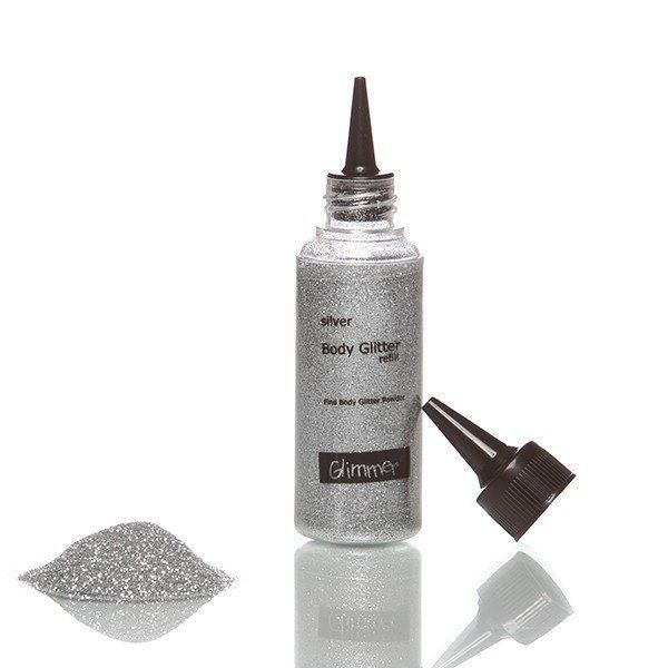 Glimmer Body Glitter Refill 42gr- Silver 