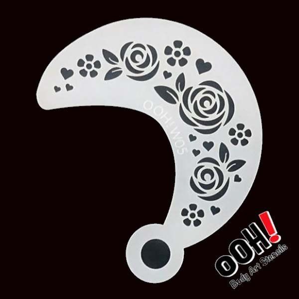 pochoirs d'art corporel oOh W05