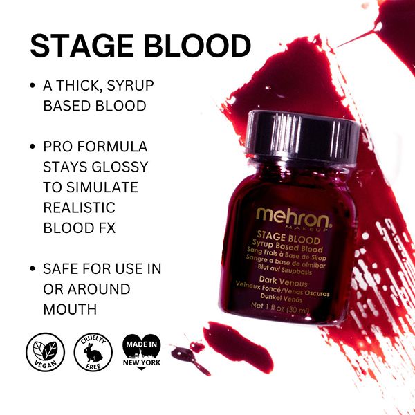 Stage Blood Dark Venous avec pinceau (30 ml)