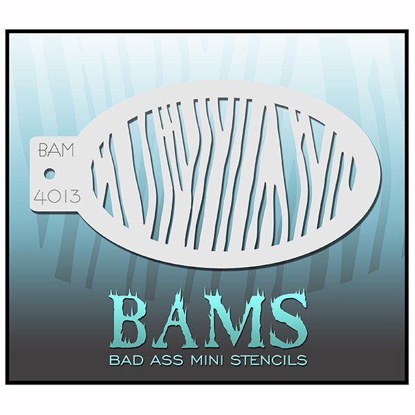 Pochoir de peinture pour le visage Bad Ass Bams 4013