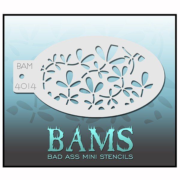 Pochoir de peinture pour le visage Bad Ass Bams 4014