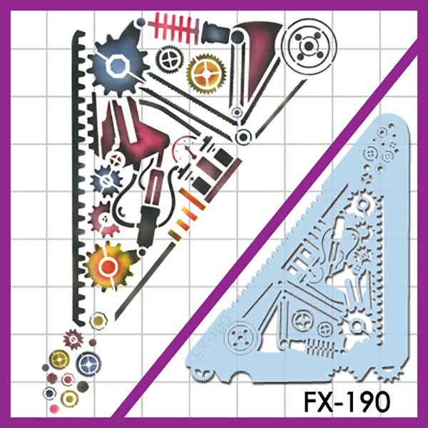 TriEdge FX Collection - Pochoir mécanique