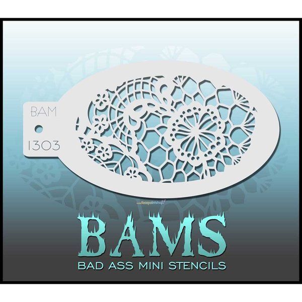 Bad Ass Bams FacePaint Pochoir 1303