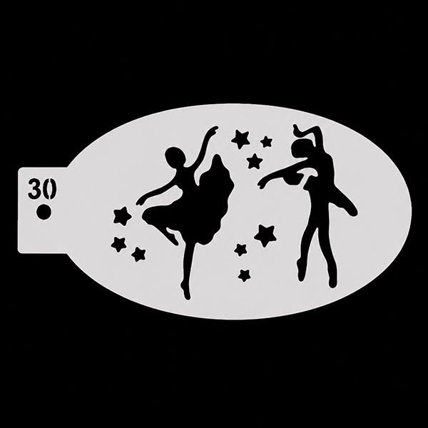 Ballet Dancers Stencil