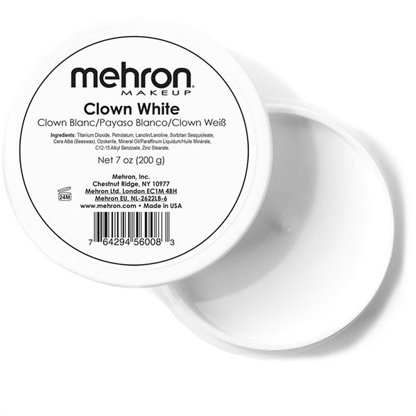 Mehron Clown Blanc 200gr