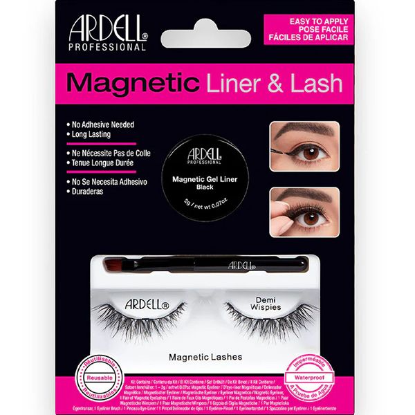 Ardell Magnetic Gel Liner Lash Kit Demi Wispies