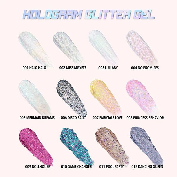 Gel pailleté Moira Hologramme 