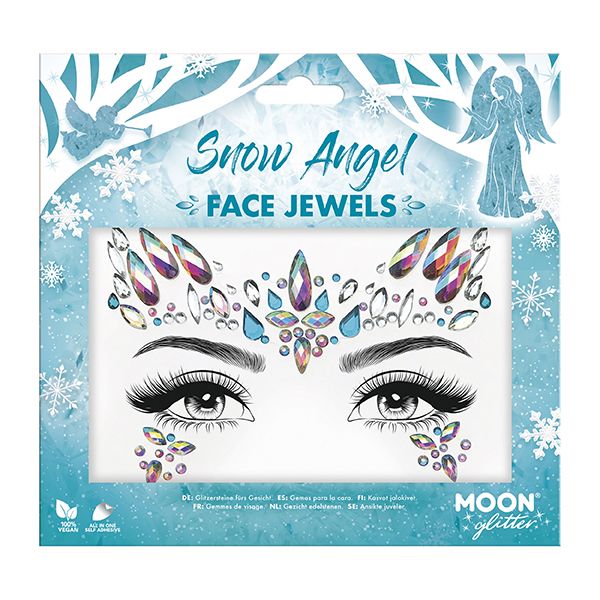 Bijoux de visage Ange de neige