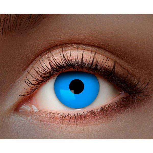 Lentilles bleues Uv Flash