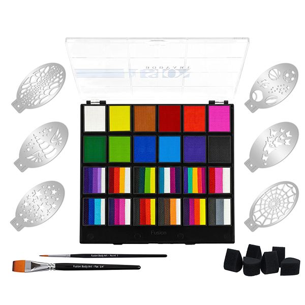 The Fusion Body Art PRO Face Paint Kit