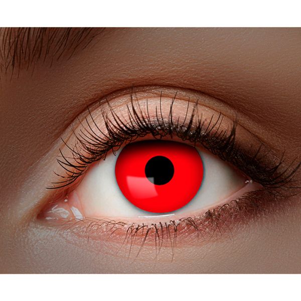 Lentilles rouges UV Flash