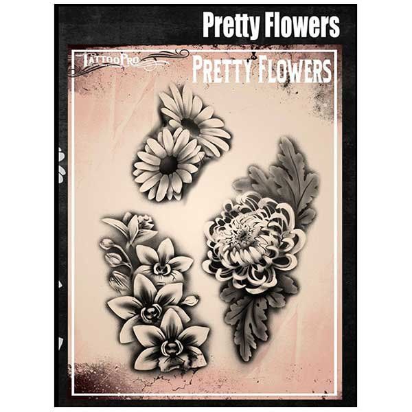 Wiser Airbrush Tattoo Jolies fleurs