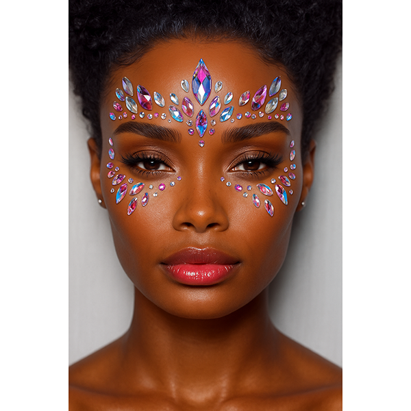 Bijoux de visage Ange de neige