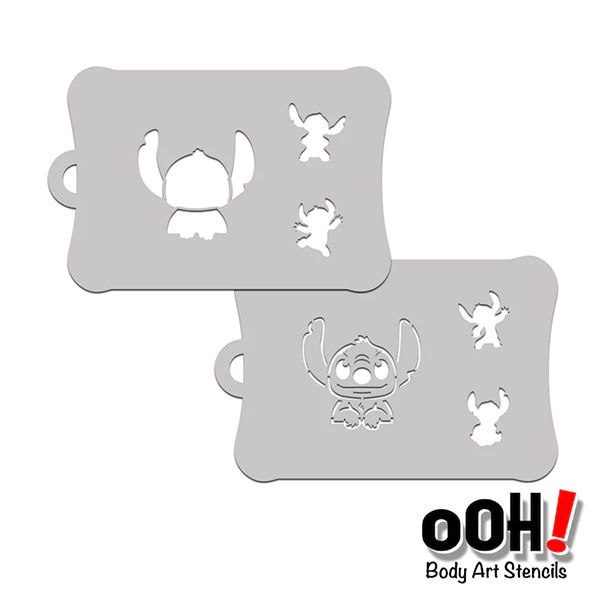 Stitch Tattoo Pochoir de peinture sur visage