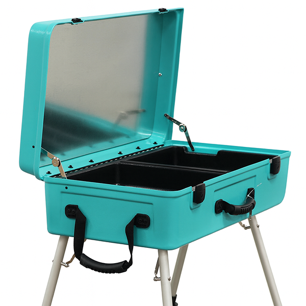 Station de peinture 28" Craft-n-Go Teal avec accessoires