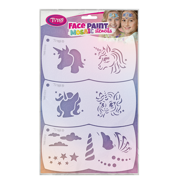 Facepaintstencils Licorne