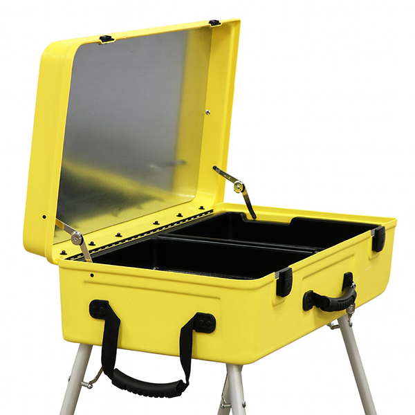 Station de peinture Craft-n-Go 28" jaune avec accessoires