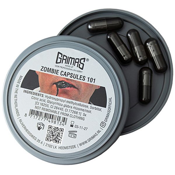 Grimas Zombie Capsules Noir